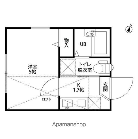 ディアコート篠原の間取り写真