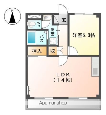 エクセルハイム１０の間取り