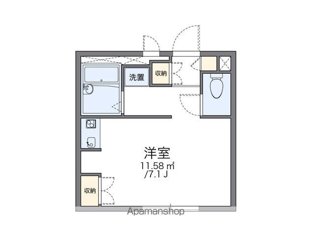 レオパレスクレール湘南台の間取り