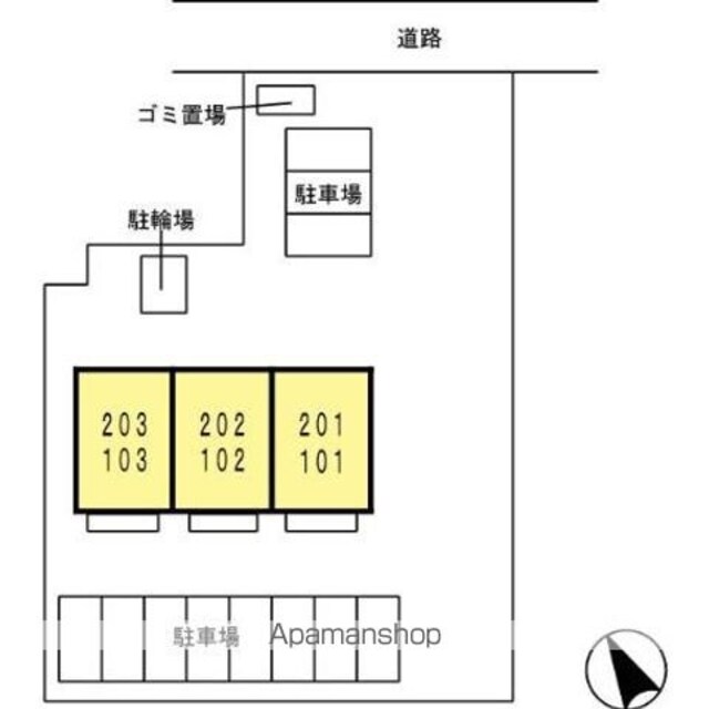リヴェール・Ｎａｙｕ[1LDK/40.29m2]の配置図
