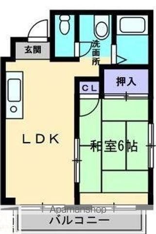 クレセール錦町の間取り写真