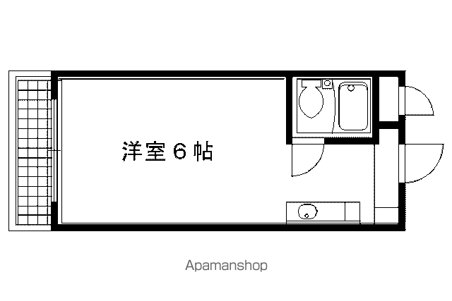 明治館にしきマンションの間取り写真