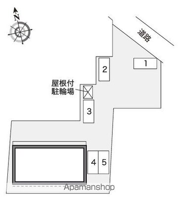 レオパレスブランネージュ[2DK/51.69m2]の配置図