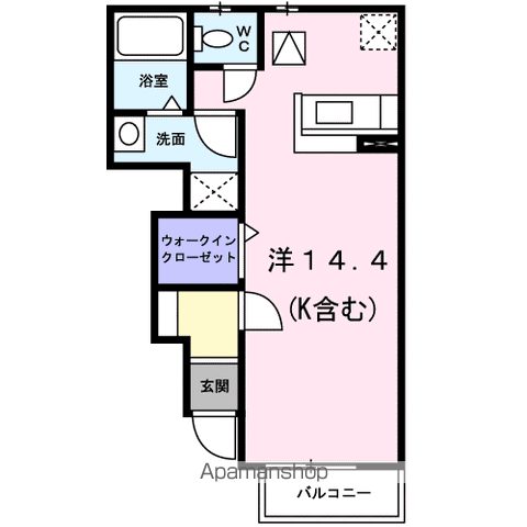 クロスローズHKの間取り写真