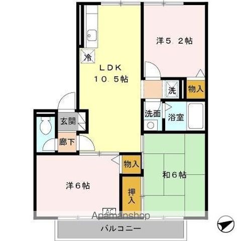ソシア藤の間取り写真