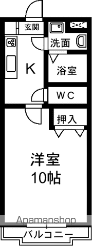 遠州鉄道 曳馬駅 徒歩13分 4階建 築24年の間取り写真