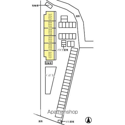 ホワイトローズ[1LDK/53m2]の外観2