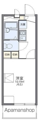 レオパレスビバ上板橋[1K/19.87m2]の間取図