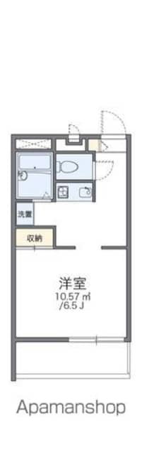 レオパレス豊南[1K/23.18m2]の間取図