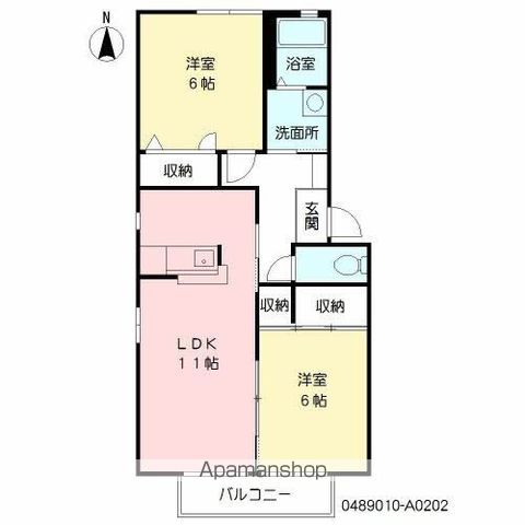 スタンツェ戸井ノ元IIの間取り写真