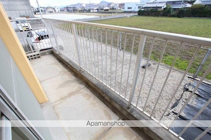 ヴィラ・アンソレイエ寺井町[2LDK/58.24m2]のバルコニー