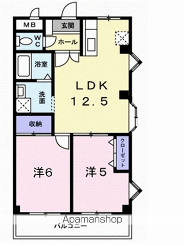 グランドマンション茶うすの間取り写真