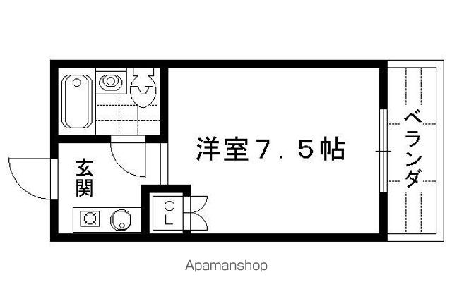 ハウス東の間取り写真