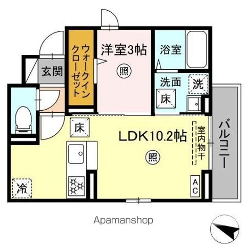 リバーオークスやまがの間取り写真