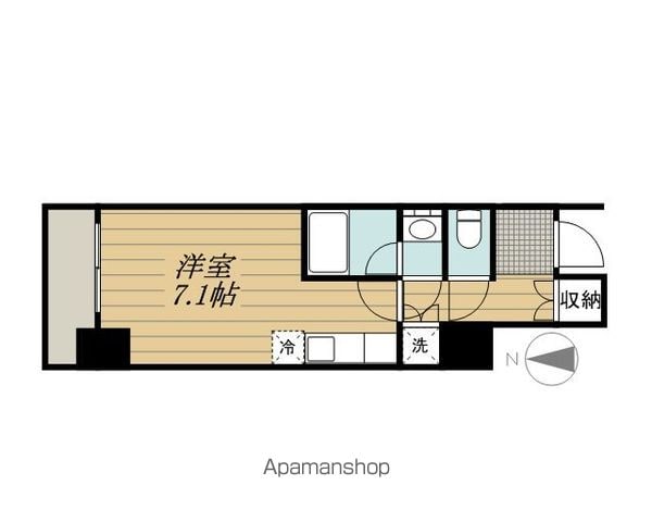 【台東区蔵前のマンションの間取り】