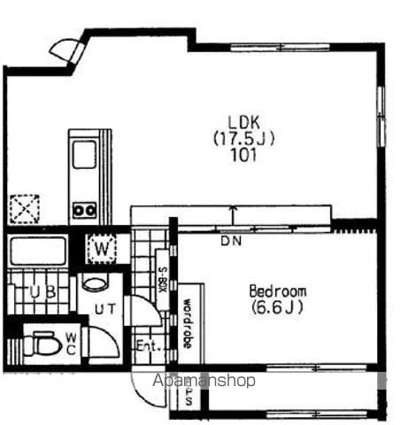 練馬区練馬のマンションの間取り