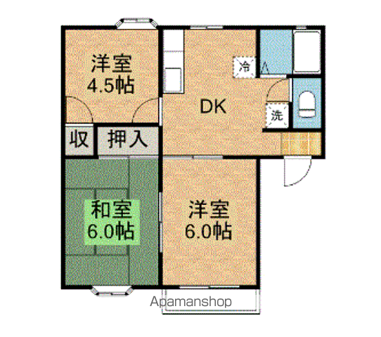 【桜コーポの間取り】