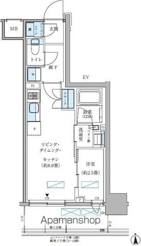 パークアクシス大森山王の間取り写真