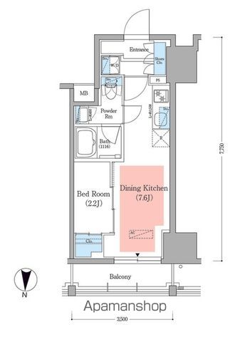 【アーバネックス深川住吉Ⅲの間取り】