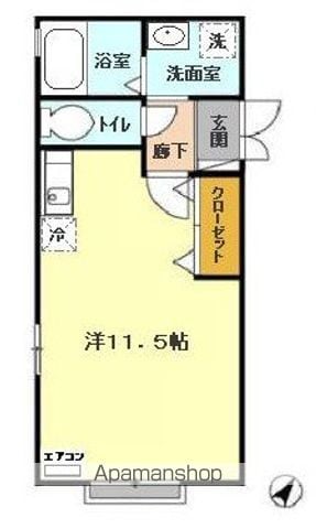 ブルースカイの間取り写真