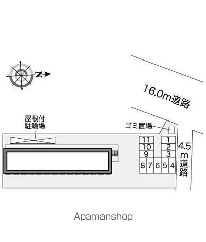 レオパレスＷＩＳＨ 113 ｜ 東京都昭島市中神町１丁目1257-16（賃貸マンション1K・1階・19.87㎡） その10