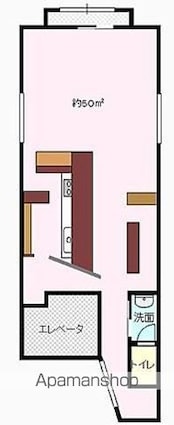 ローズぶらくり（店舗）[店舗/50m2]の間取図