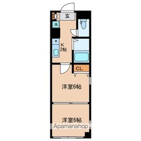 【府中市晴見町のマンションの間取り】