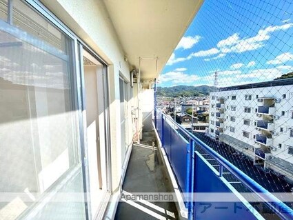 アルト堀江　１号棟[2DK/38.16m2]のバルコニー