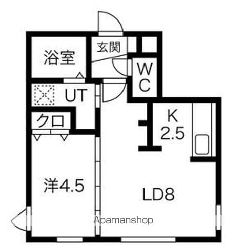 アルファー厚別中央の間取り写真
