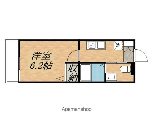 【立川市錦町のマンションの間取り】