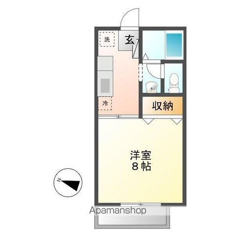 ビーライン川南Aの間取り写真