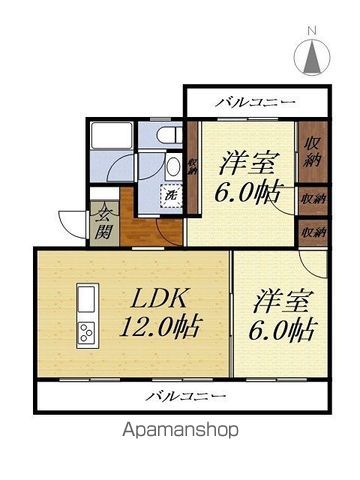 サンフラワーIIIの間取り写真