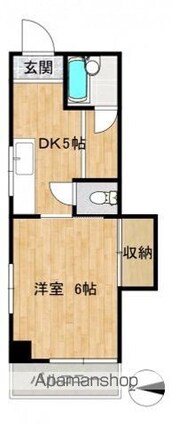 メゾン陽光[1DK/24m2]の間取図