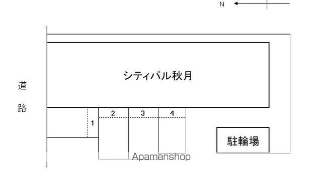 和歌山県和歌山市秋月[1K/20m2]の配置図