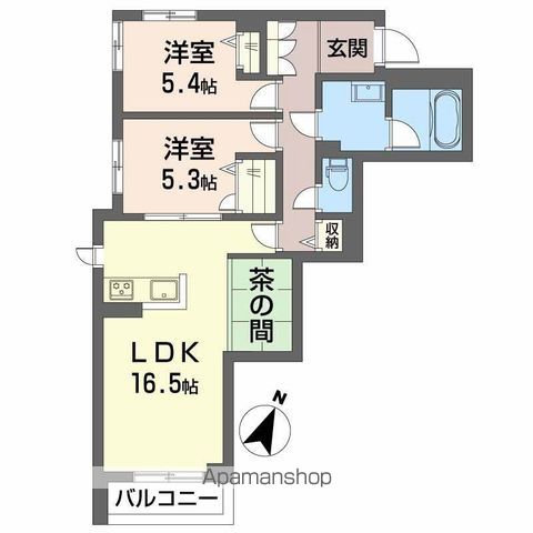 SHAMAISON SANYOの間取り写真