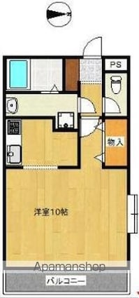 オレンジハイツ太田下町[1K/35.24m2]の間取図