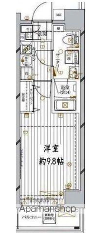 レガリス錦糸町の間取り写真