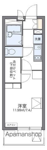 レオパレスヒルズMT八幡の間取り写真