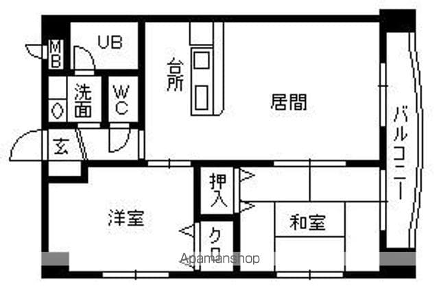 サンパレス福迫の間取り写真