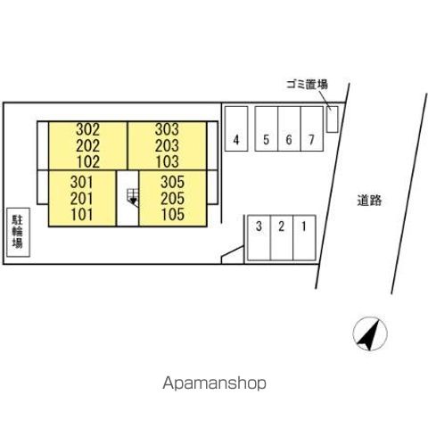 トリシア博多麦野　弐番館 301 ｜ 福岡県福岡市博多区麦野２丁目16-11（賃貸アパート1LDK・3階・32.80㎡） その6