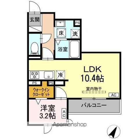 【仮）ＤーＲＯＯＭ葵西の間取り】