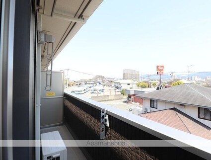 レーヴ新地[1LDK/43.93m2]のバルコニー