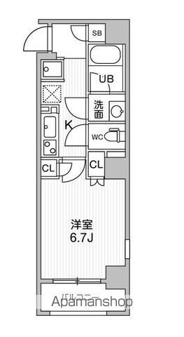 オーキッドレジデンス東日本橋の間取り