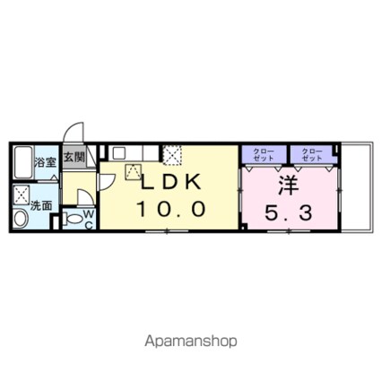 Ｃａｓａ南千住[1LDK/38.4m2]の間取図