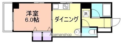 パリ・シャトー本町[1DK/30.31m2]の間取図