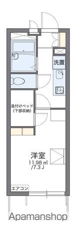 レオパレストルネード 舞阪の間取り写真