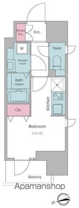 レジディア大森Ⅱ[1R/21.27m2]の間取図