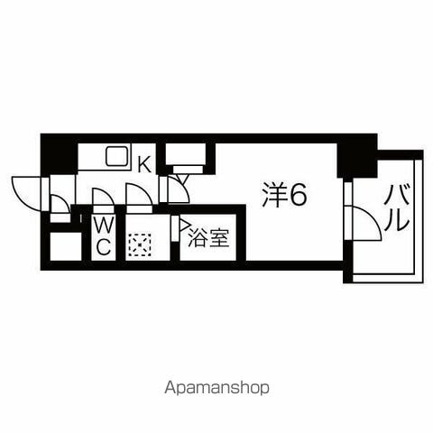 エスリードレジデンス梅田デュオの間取り写真