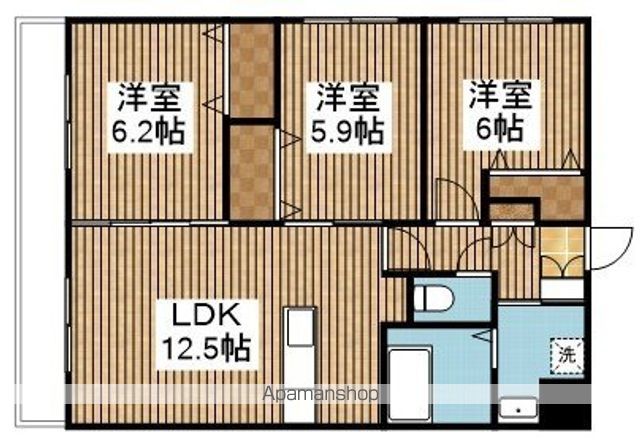 シャンフルールの間取り写真