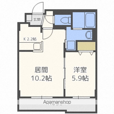 平岸RIVERSIDEの間取り写真